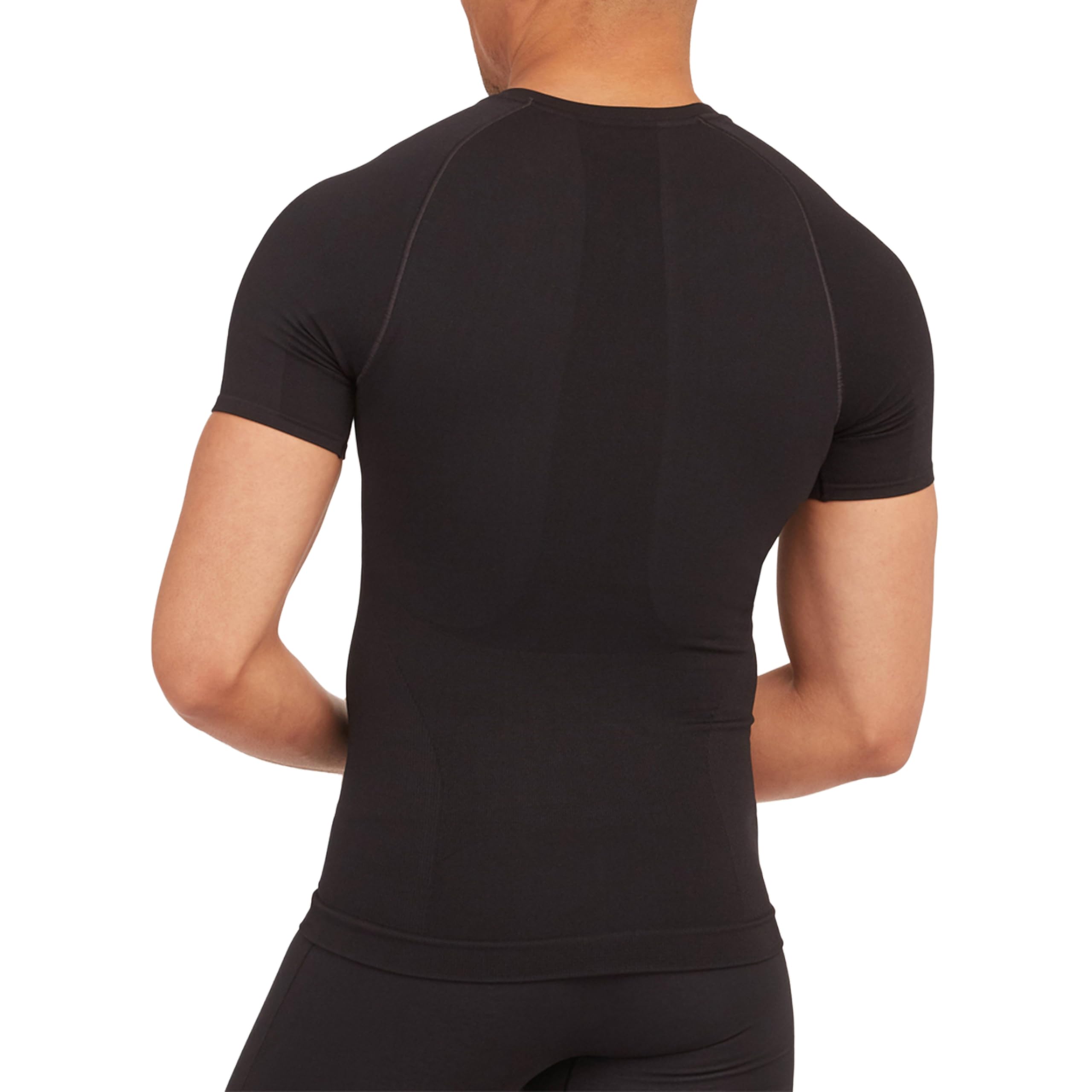SPANX Mens Ultra Sculpt Seamless Crew Neck - Mens Compression T-Shirt - Flattering Support - Breathable & Sweat Wicking product thumbnail 3