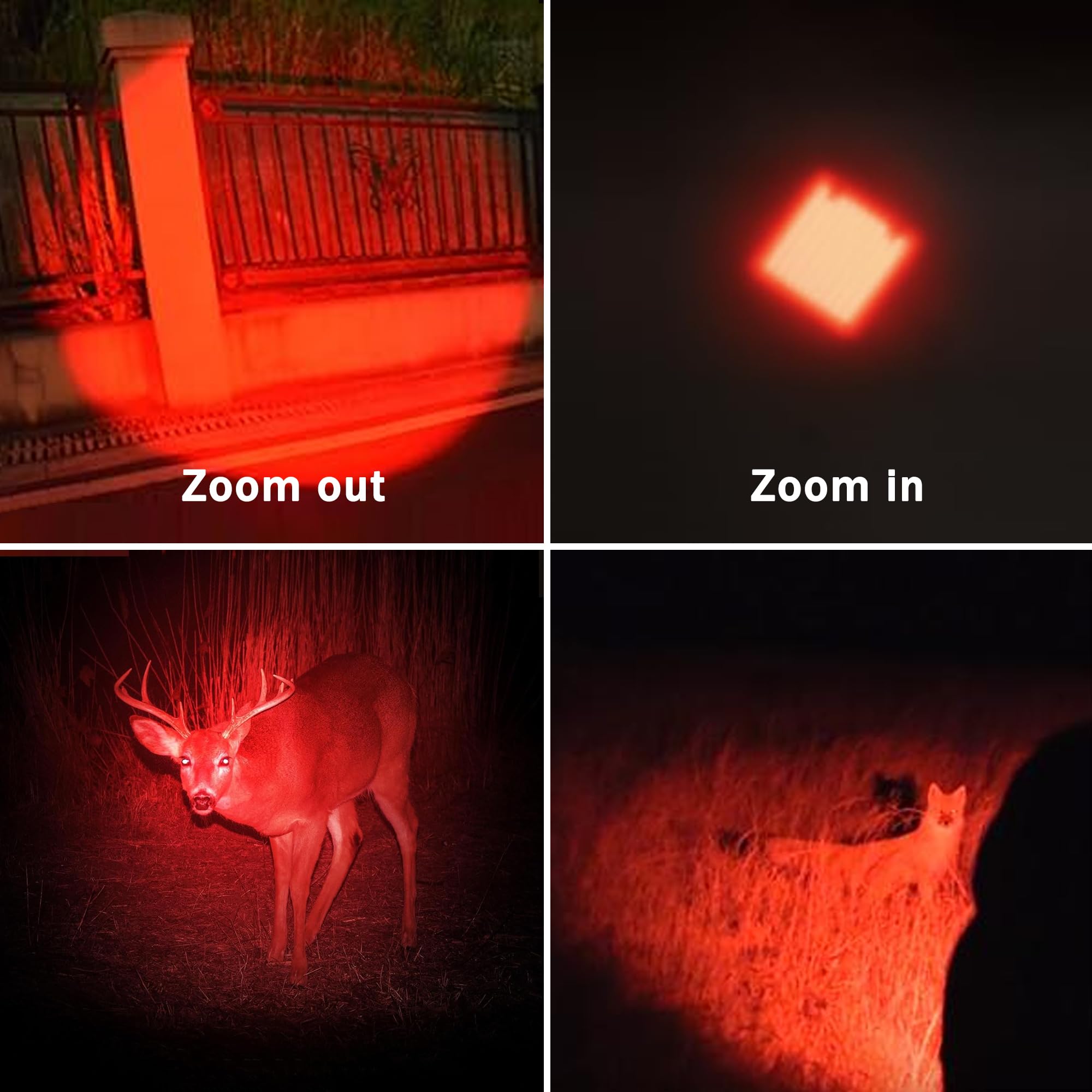 Latarka LED (czerwone światło)