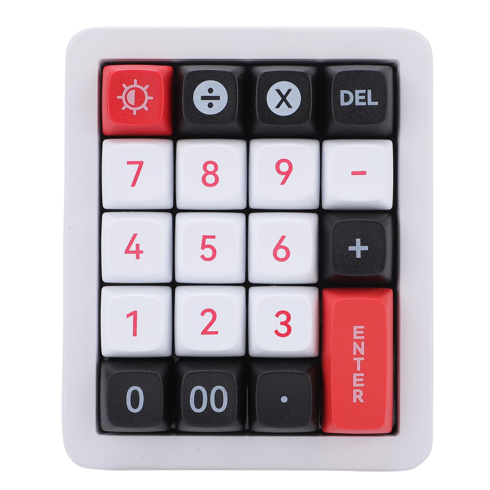 Gugxiom Mechanical Numpad with 19 Programmable Knobs, 12 RGB Backlits Type C Wired Number Pad, Red Switches Numeric Keypad Support Hot Swappable Keys (White)-image-8