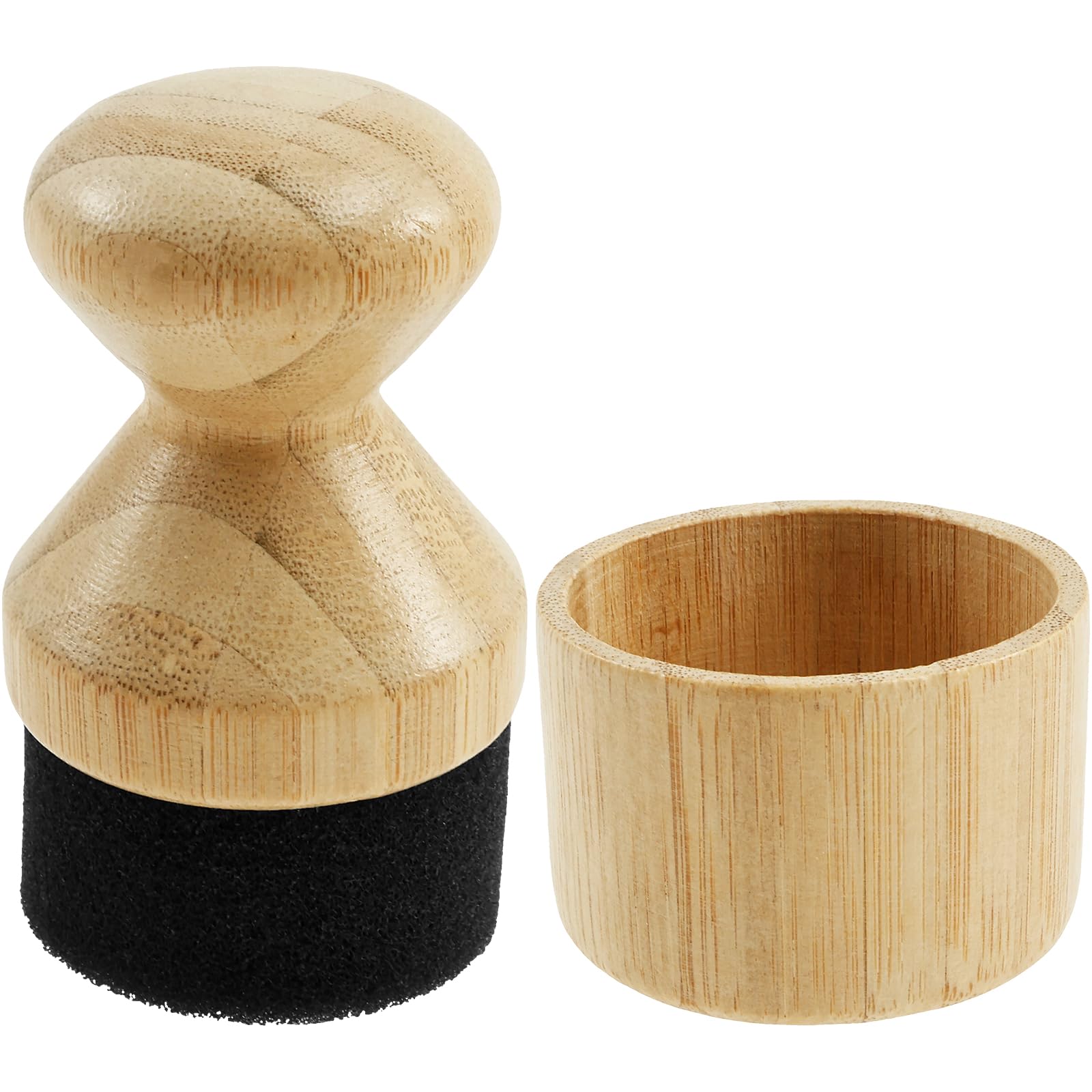 Cutting Board Oil Wax Applicator, with Lid and Ergonomic Handle Wood Cutting Board Oil Applicator Versatile Mineral Oil Wax Applicator for Wood Cutting Boards Wooden Spatula