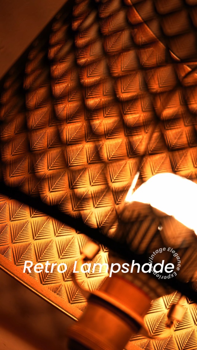 Metal Etching Process Large Lamp Shade, ALUCSET Drum Big