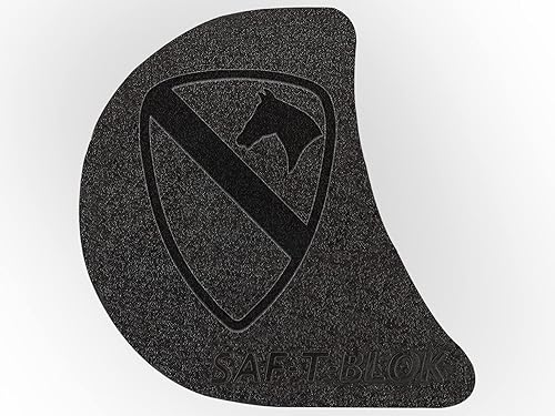 NDZ Performance Saf-T-Blok - Bloque de seguridad con gatillo izquierdo para Glock Gen 1-5 Post-1998 grabado con láser en negro - Elige diseño