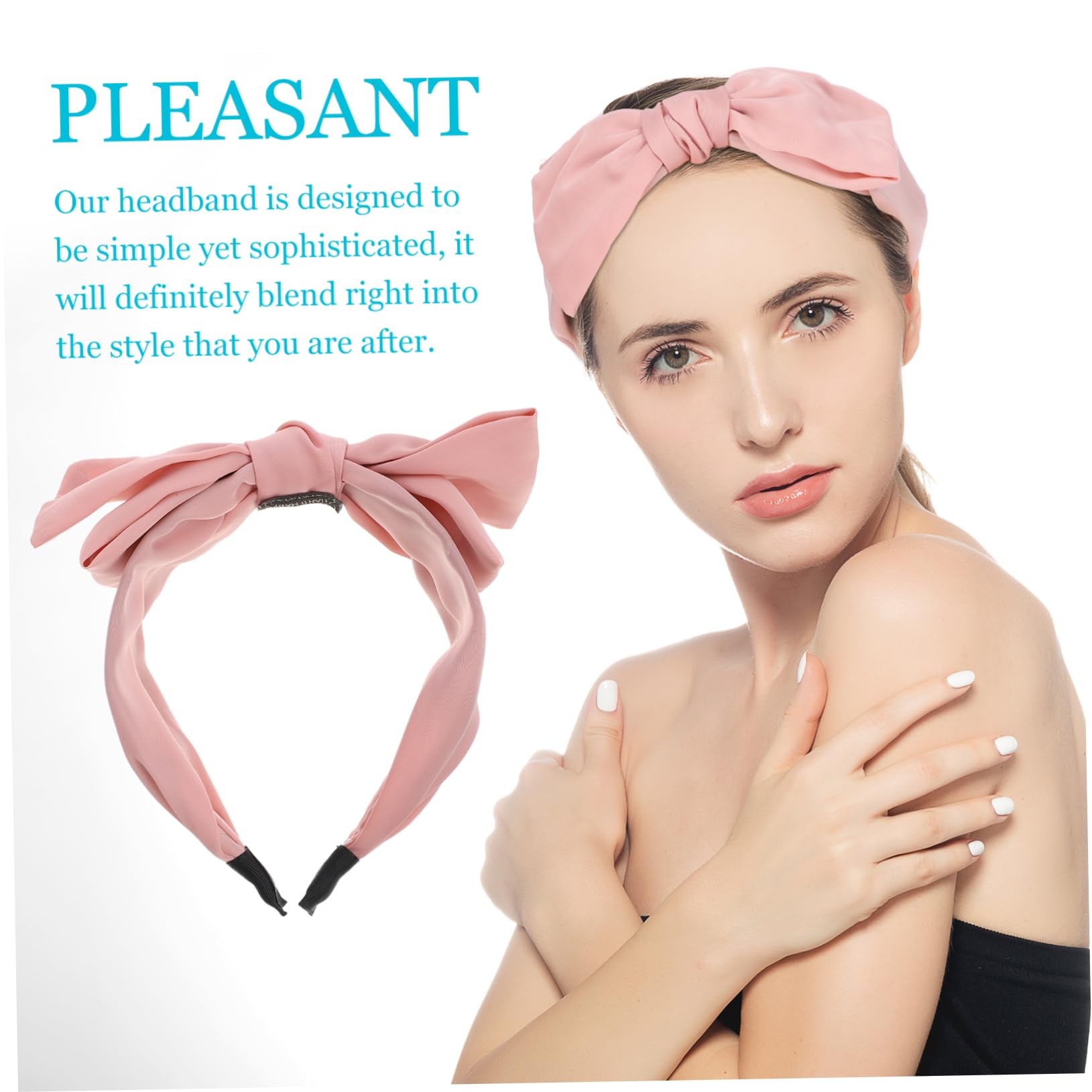 FRCOLOR 8pezzi Fascia Per Con Fiocco Di Accessori Eleganti Per Donne e Ragazze Per Feste Eventi e Occasioni Speciali