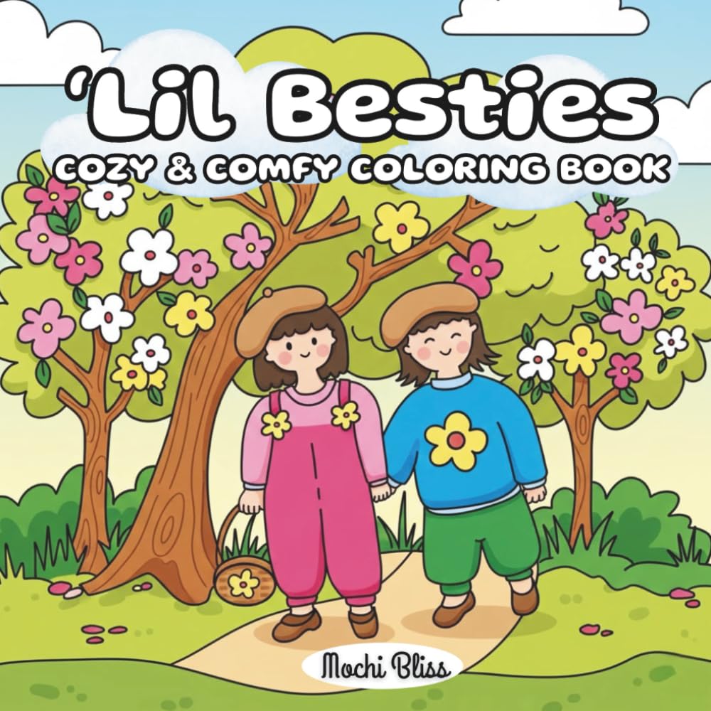 'Lil Besties: Cozy & Comfy Coloring Book