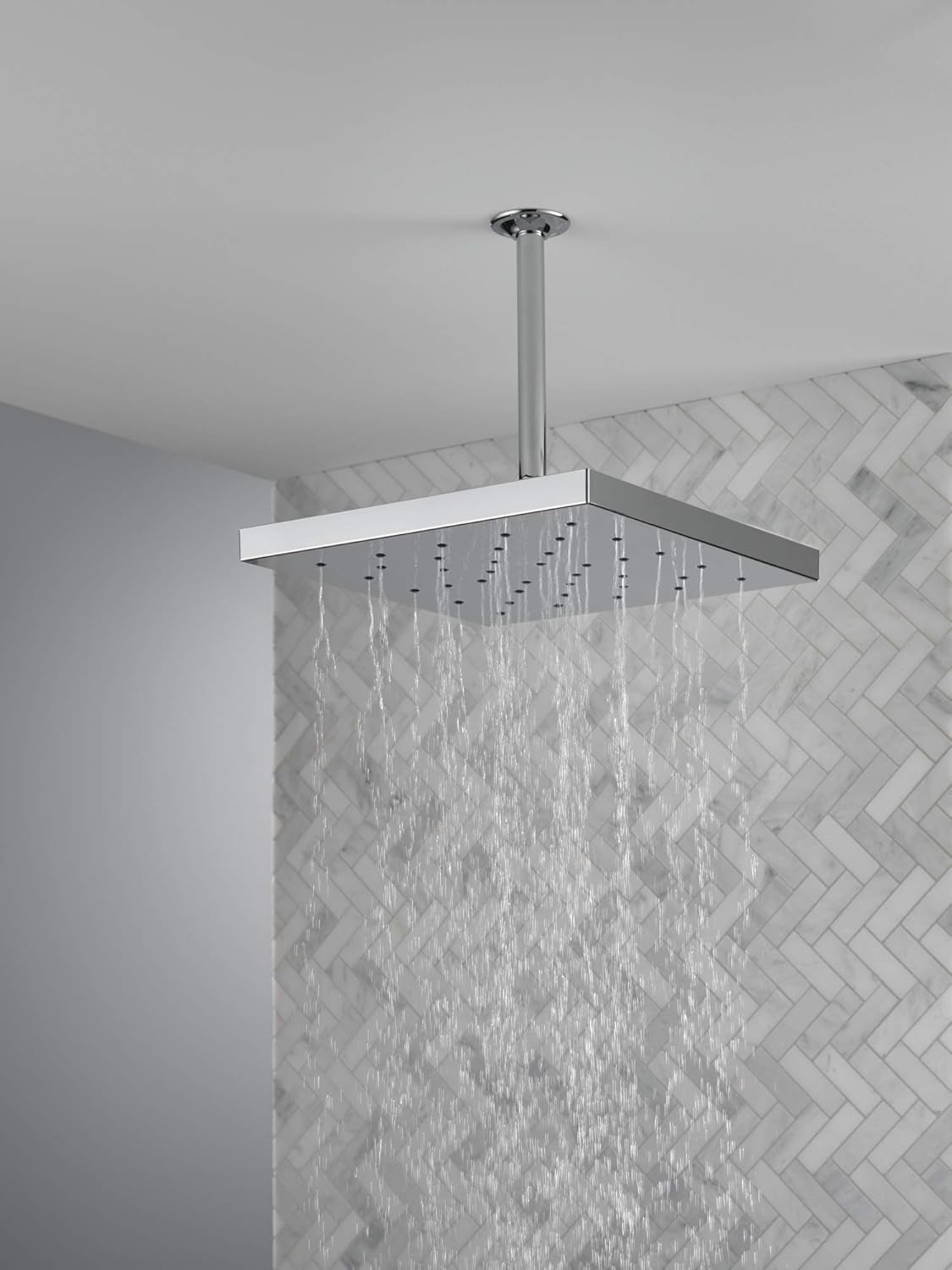 🔥 Flаѕh Sаlе DELTA FAUCET 52161-25 Delta H2Oknietic Single Setting UltraSoak Shower Head, 2.5 GPM Water Flow, Chrome