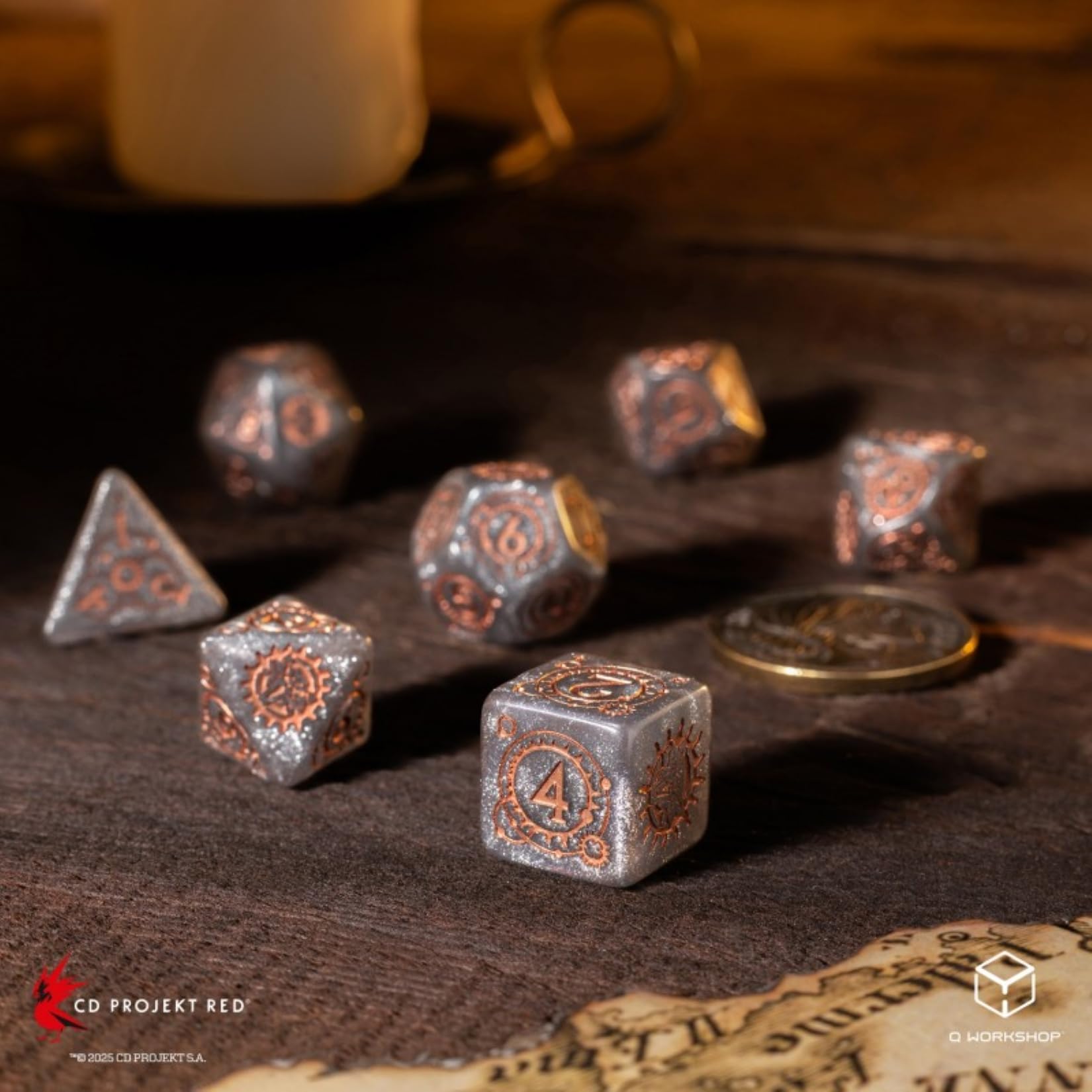 Q-Workshop The Witcher Dice Set Ciri - Elder Blood