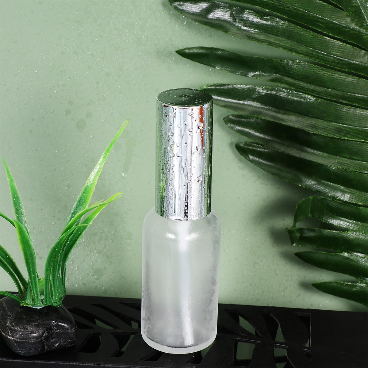 Sprühflasche 30ml aus Glas, Nachfüllbar, 9 Stück, Weiß