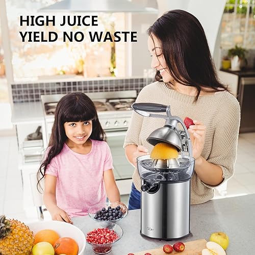Miniatura 9 de Qcen 800W Juicer Machine Blue y Electric Citrus Juicer Exprimidor Paquete