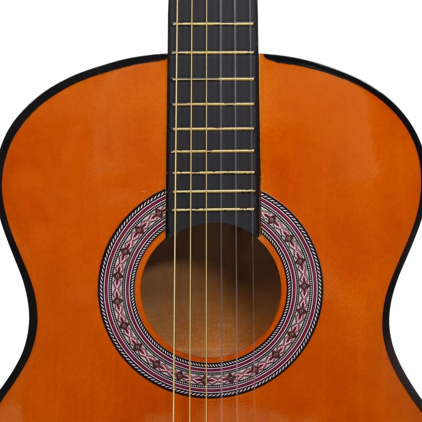 Brokky Chitarra Classica per Principianti e Bambini 3/4 36" in Tiglio|Chitarra, Chitarra Ideale per Principianti