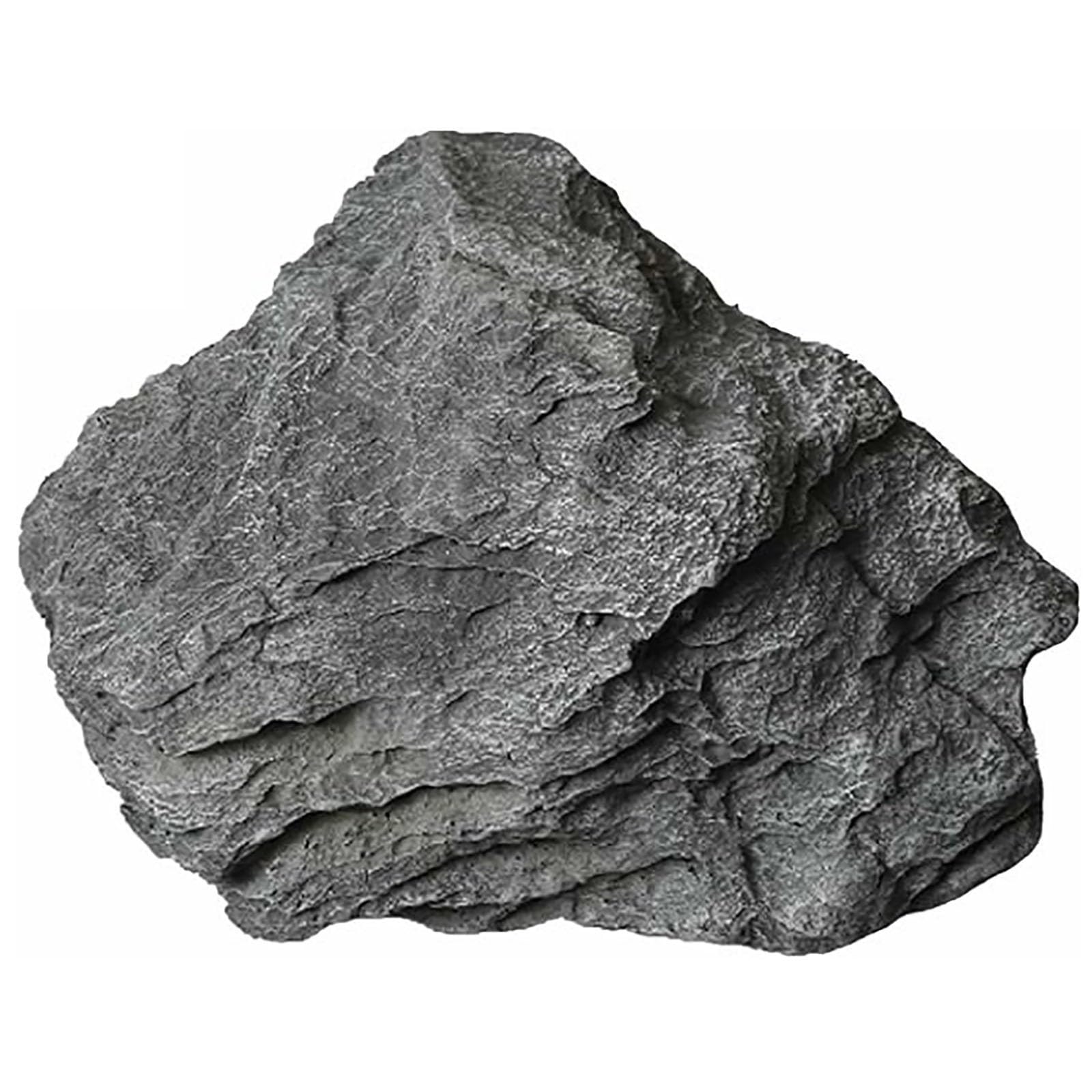 Roca De Simulación, Piedras Decorativas for Jardín, Piedra Artificial De Espuma For Decoración De Paisajes, For Rocallas De Jardín, Material De Espuma, Piedra De Paisaje Fácil De Cuidar(32x13x18cm/12.