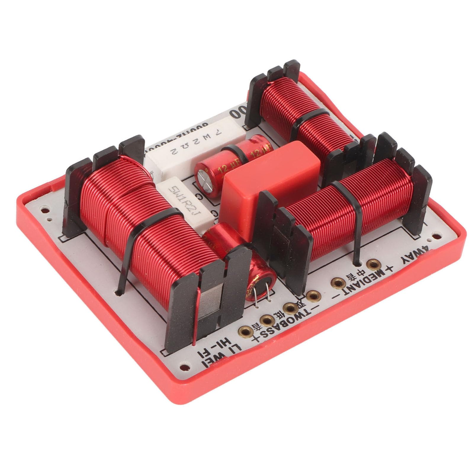 Generic Four Way Crossover Filter Car Frequency Separator 180W for PCB KTV 4800 Quad Channel Vehicle Frequency Divider Filtered Car Crossover Components, Generico1dghnxs7v