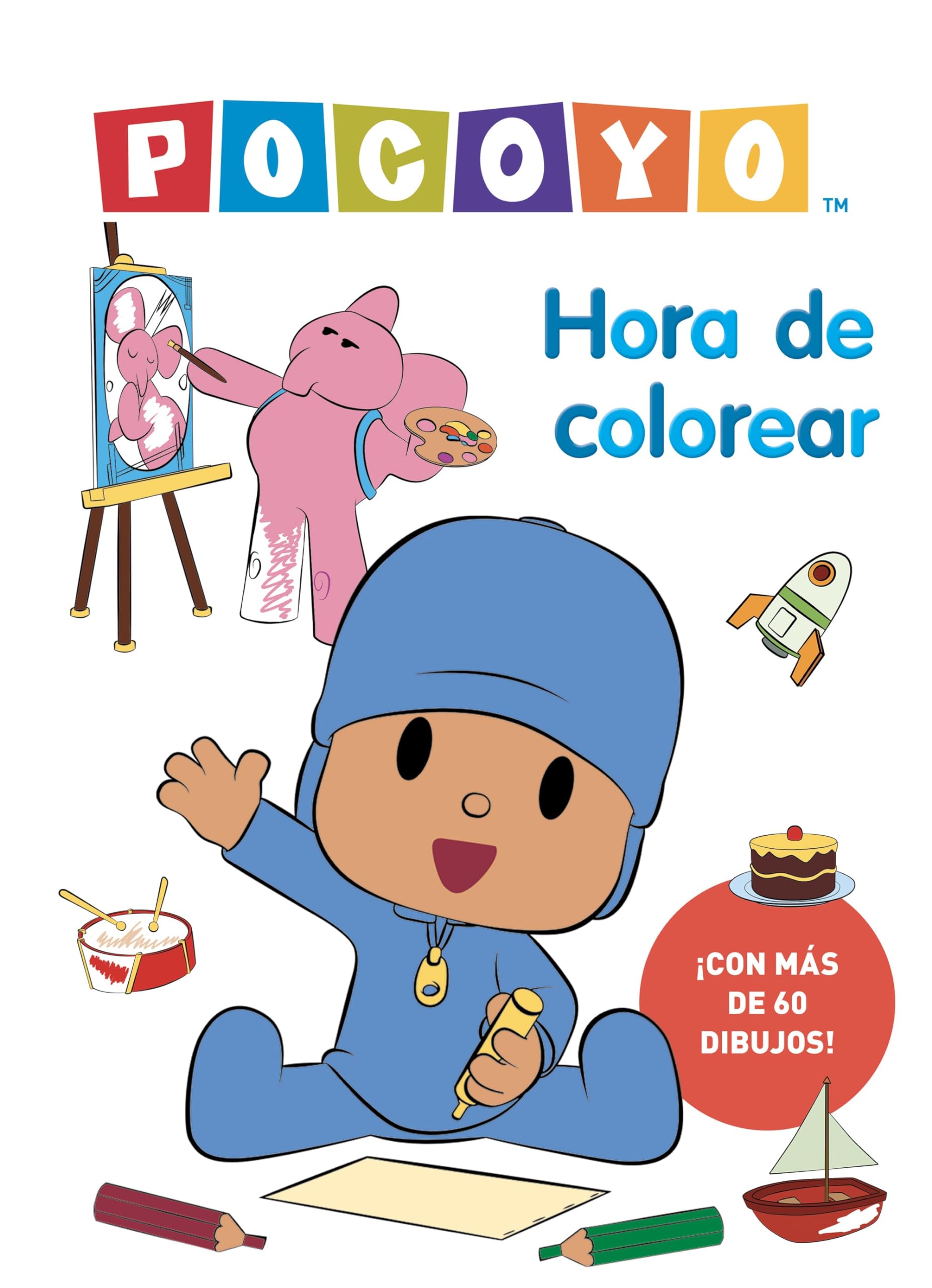 Pocoyó. Actividades - Hora de colorear: ¡Con más de 60 dibujos! (Altea)