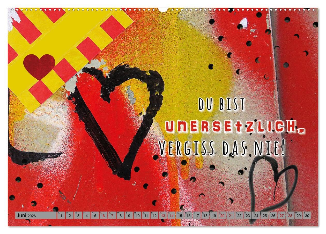 Für meinen Lieblingsmenschen (Wandkalender 2026 DIN A2 quer), CALVENDO Monatskalender: Das perfekte und besondere Geschenk für Deine Liebste oder Deinen Liebsten! (CALVENDO Menschen)