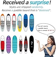 Vista 2 de Bifanuo Tabla de Paddle Inflable con Accesorios SUP y Mochila. Tablas de Paddle para Adultos. Cubierta Antideslizante, Postura Ancha, Aleta