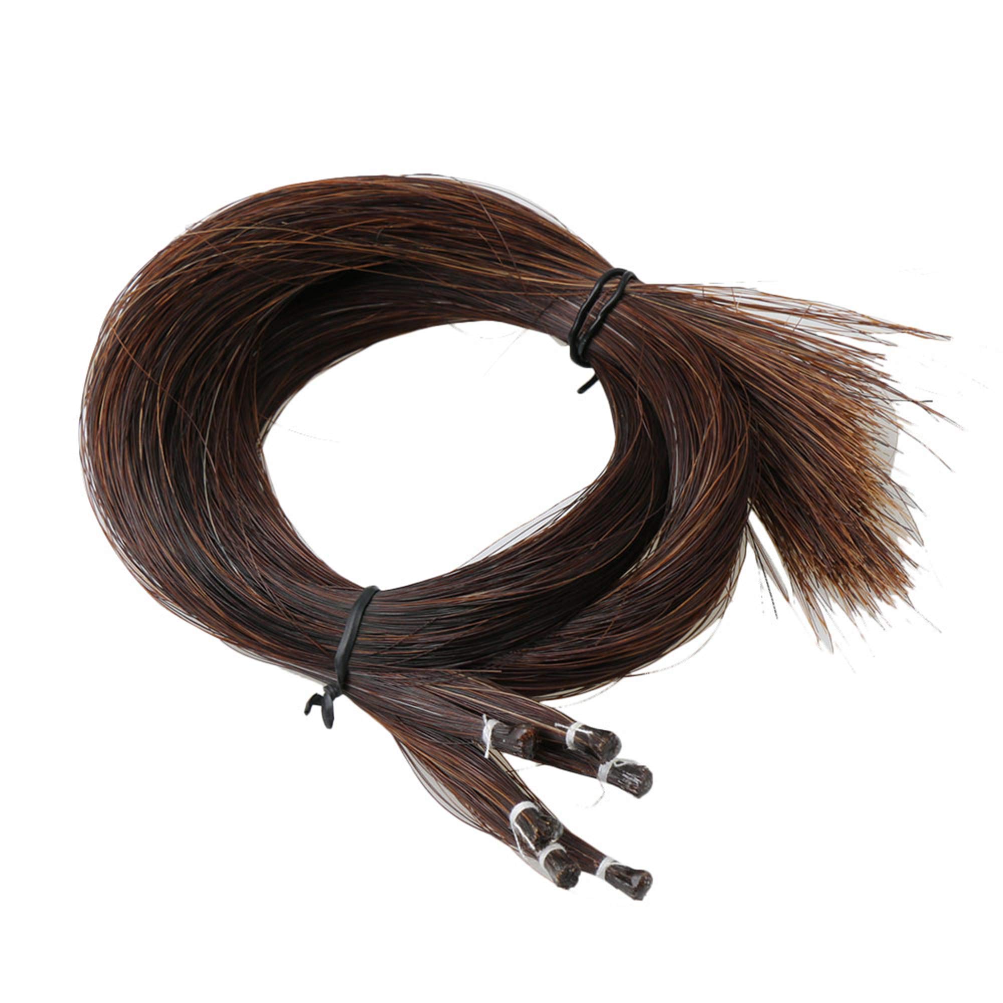 Yibuy Pack of 83cm Violin Bow Hair Brown Violin Bow Hair for Violin Instrument Parts