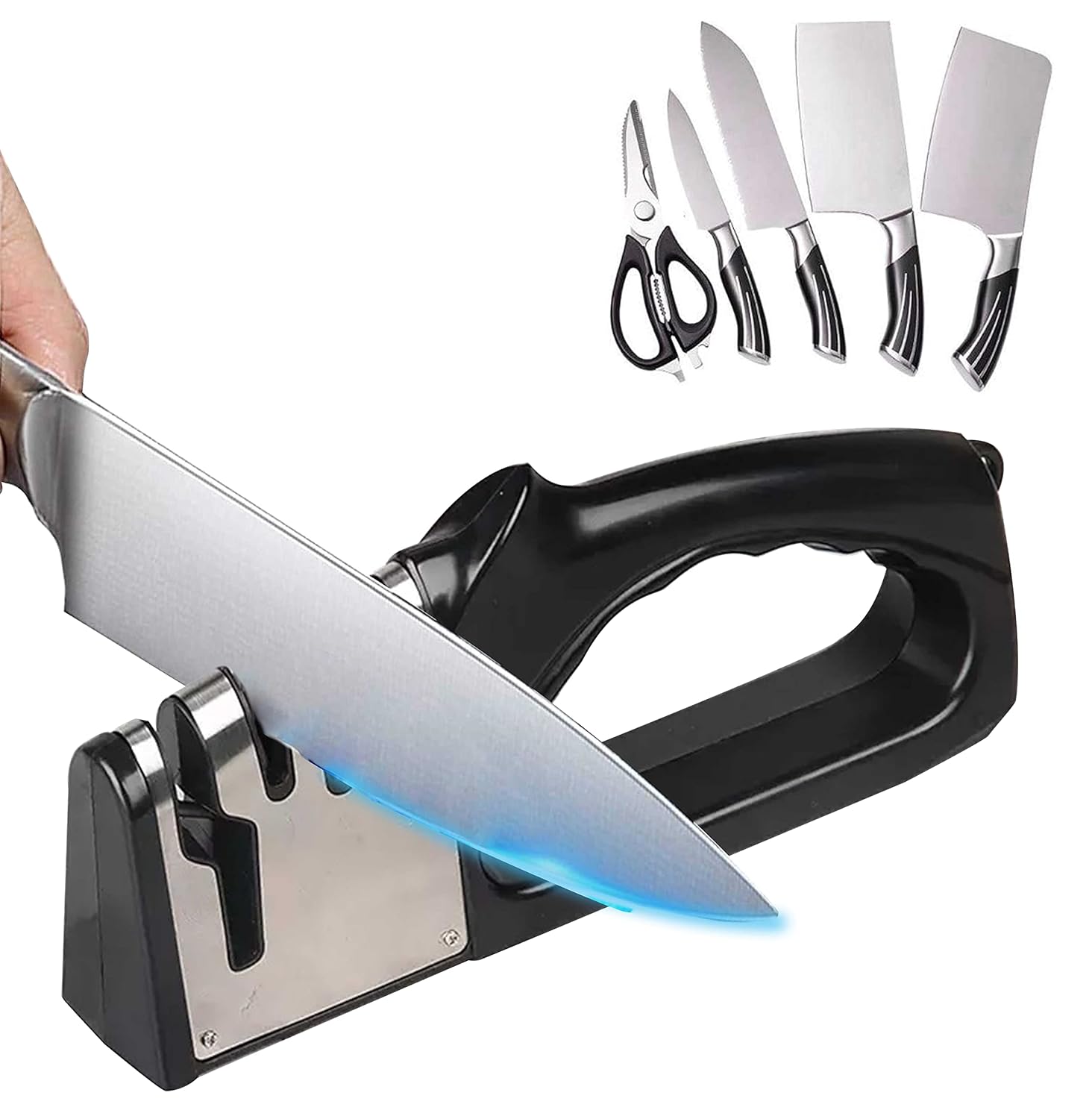 Buy MANOGYAM 4in1 Knife Sharpener Scissor Sharpener Knife