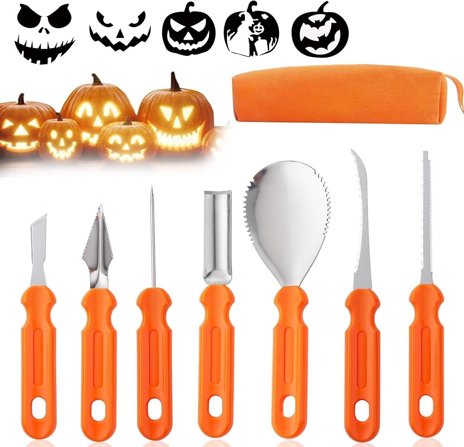 Kit de sculpture de citrouille d'Halloween