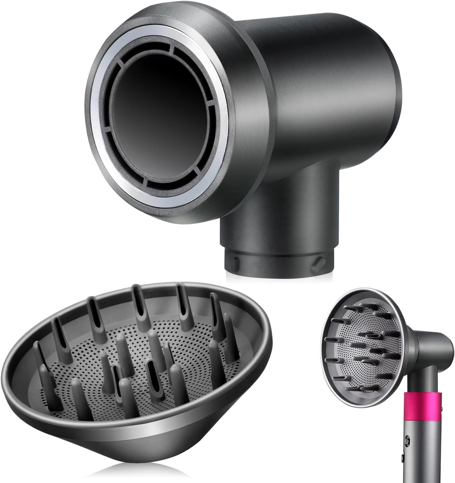 Hair Dryer Diffuser and Adapter