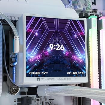 Thermalright Hyper Vision 360 ARGB WHITE CPU AIO ekran LCD