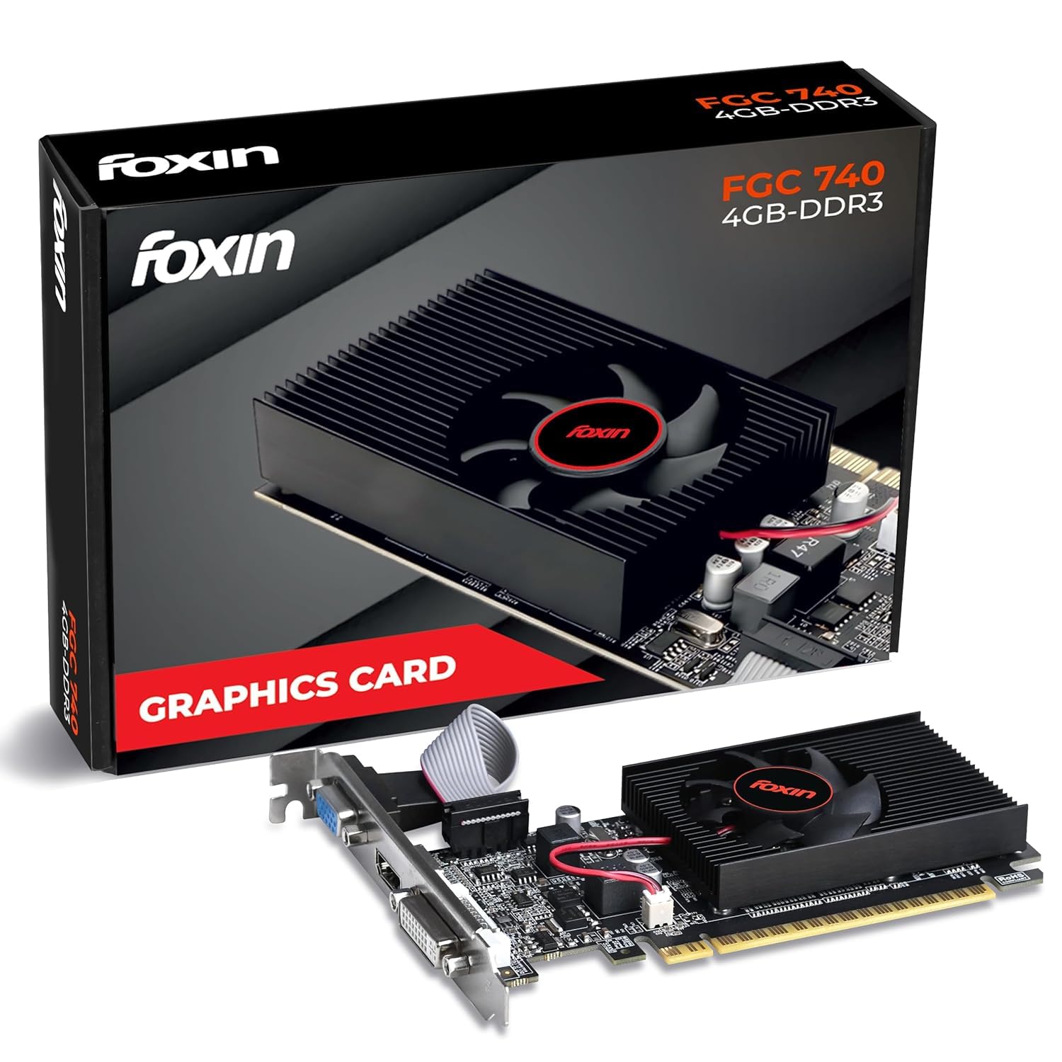 GT 740 Graphics Card 4GB DDR3 128-Bit | PCIe 3.0 Desktop GPU with HDMI DVI VGA Output | Heatsink Cooling Fan | High Efficiency Gaming Graphics Card (Black)-image-35