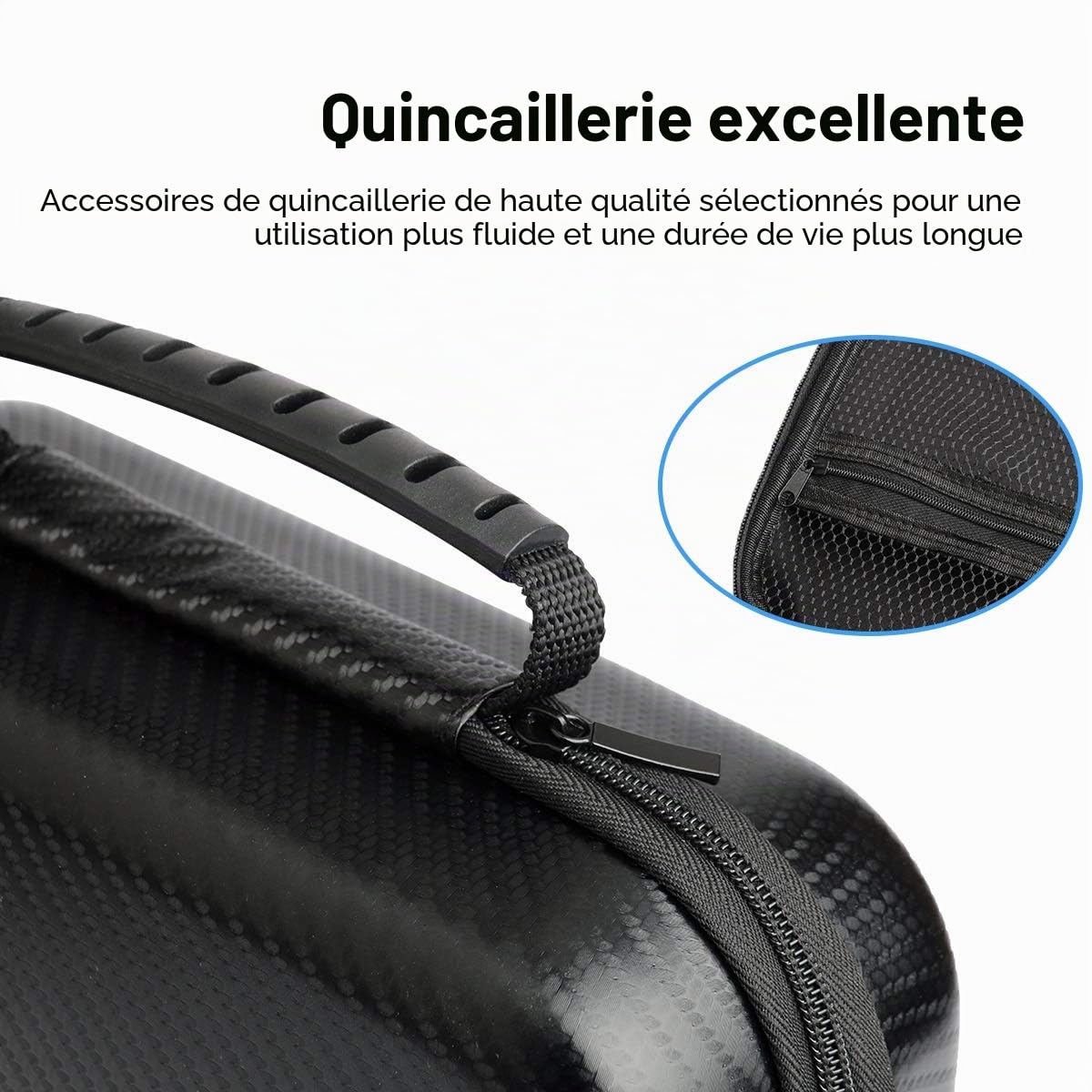 Originale Boîte de Transport pour Microscope Numérique LCD, Ultra Grande Taille Sac de Rangement pour USB/Wifi/Écran Ordinateur Portable Microscope Caméra Endoscope Loupe Microscope de poche