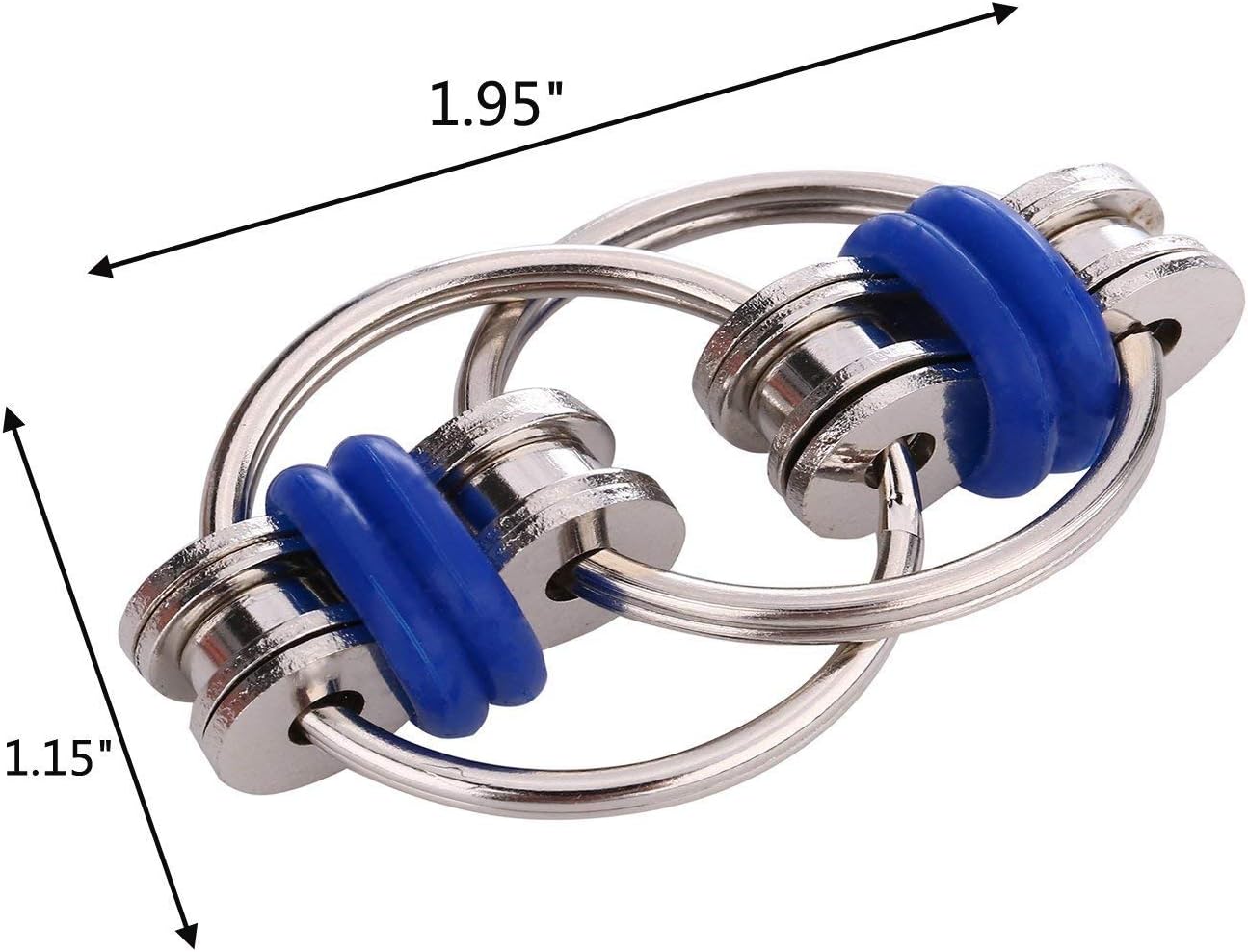 CaLeQi Flippy Chain Fidget Toy Relieves Stress Reducer, ADHD, Anxiety, and Autism (3 Pack)