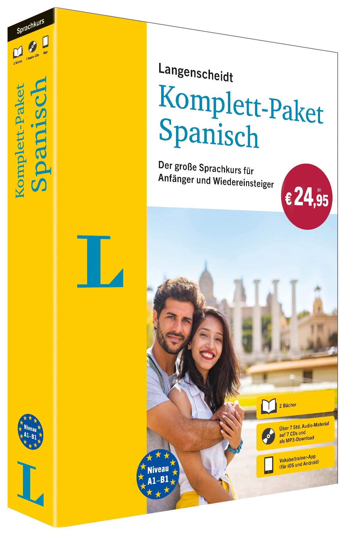 Langenscheidt Komplett-Paket Spanisch: Der große Sprachkurs für Anfänger und Wiedereinsteiger - mit CDs, MP3-Download und Vokabeltrainer-App