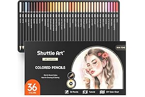 Prismacolor Premier Soft Core Colored Pencils, 36 Skin Tone Shades