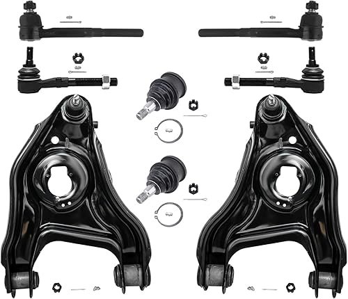 Miniatura 35 de Detroit Axle - Kit de suspensión frontal de 8 piezas para Chevy Aveo Aveo5 Pontiac G3 Wave Wave5 Suzuki Swift+ 2 brazos de control inferiores con