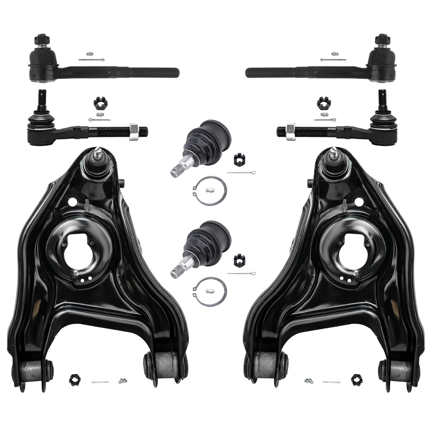 Detroit Axle - New 8-Piece Front Suspension Kit fits 2WD ONLY - (2) Front