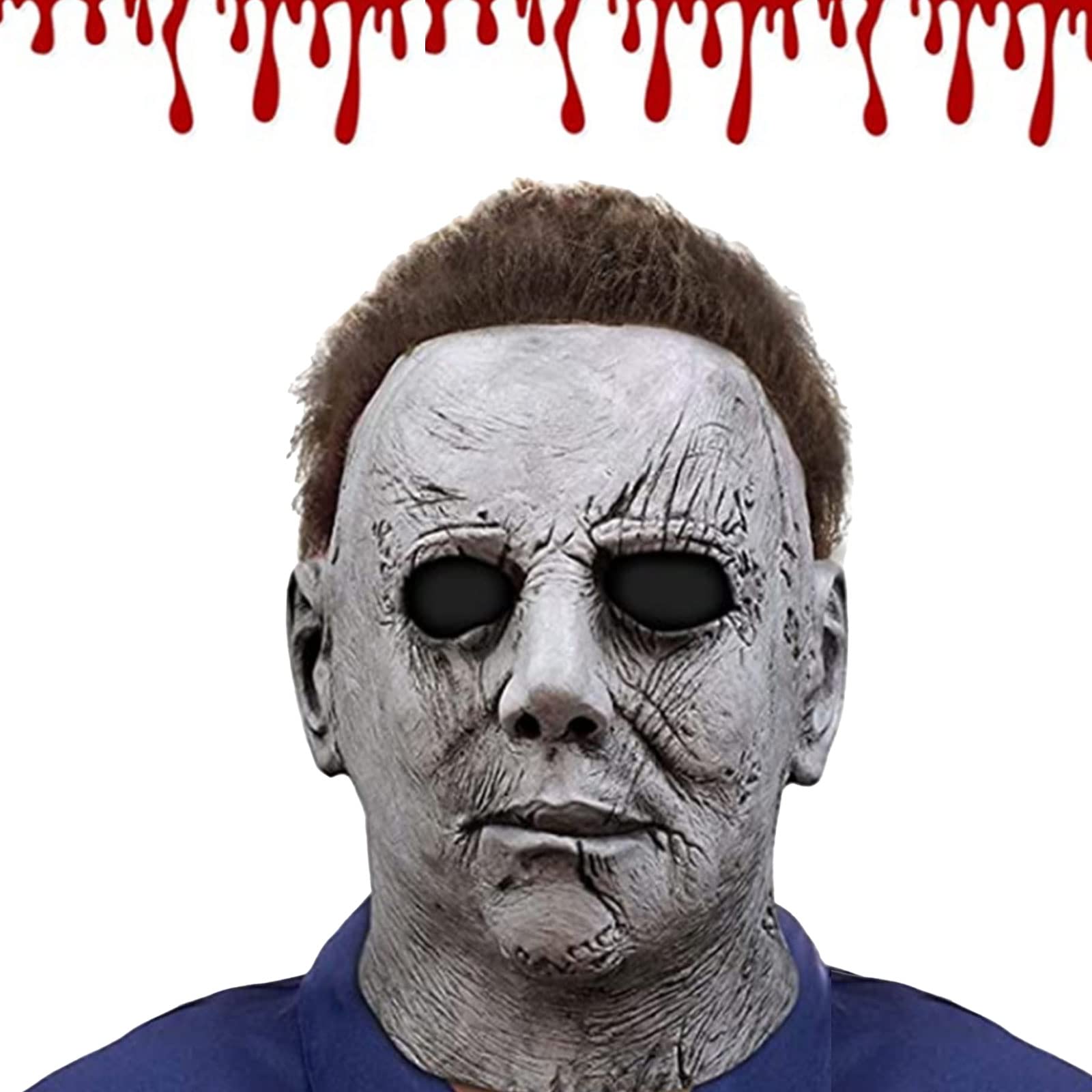 Applysu Michael Myers Mask Adults Halloween Masks for Adult Creepy Costume Cosplay Accessory Scary Mask