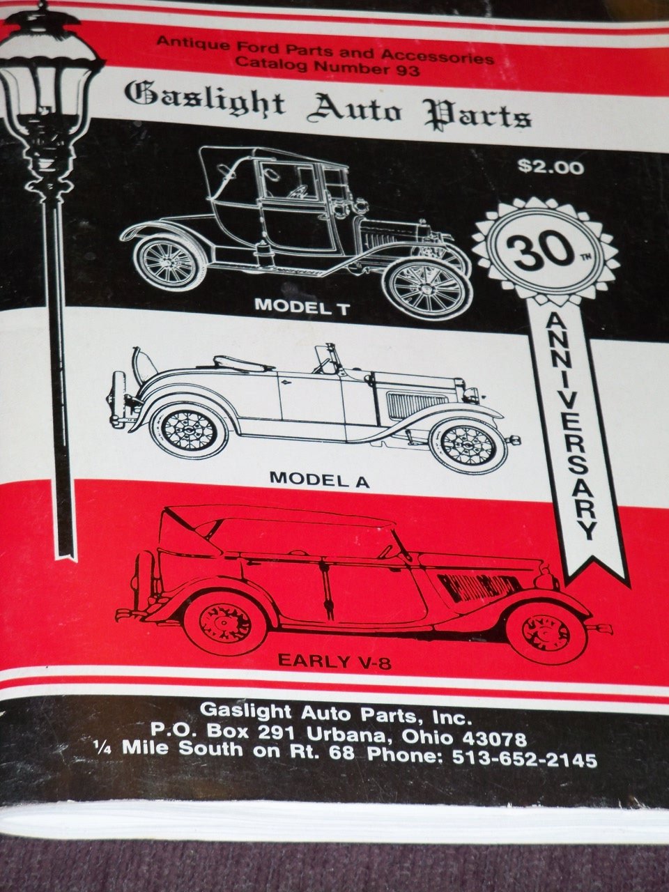 Gaslight Auto Parts 30th Anniversary Catalog (Antique Ford Parts and