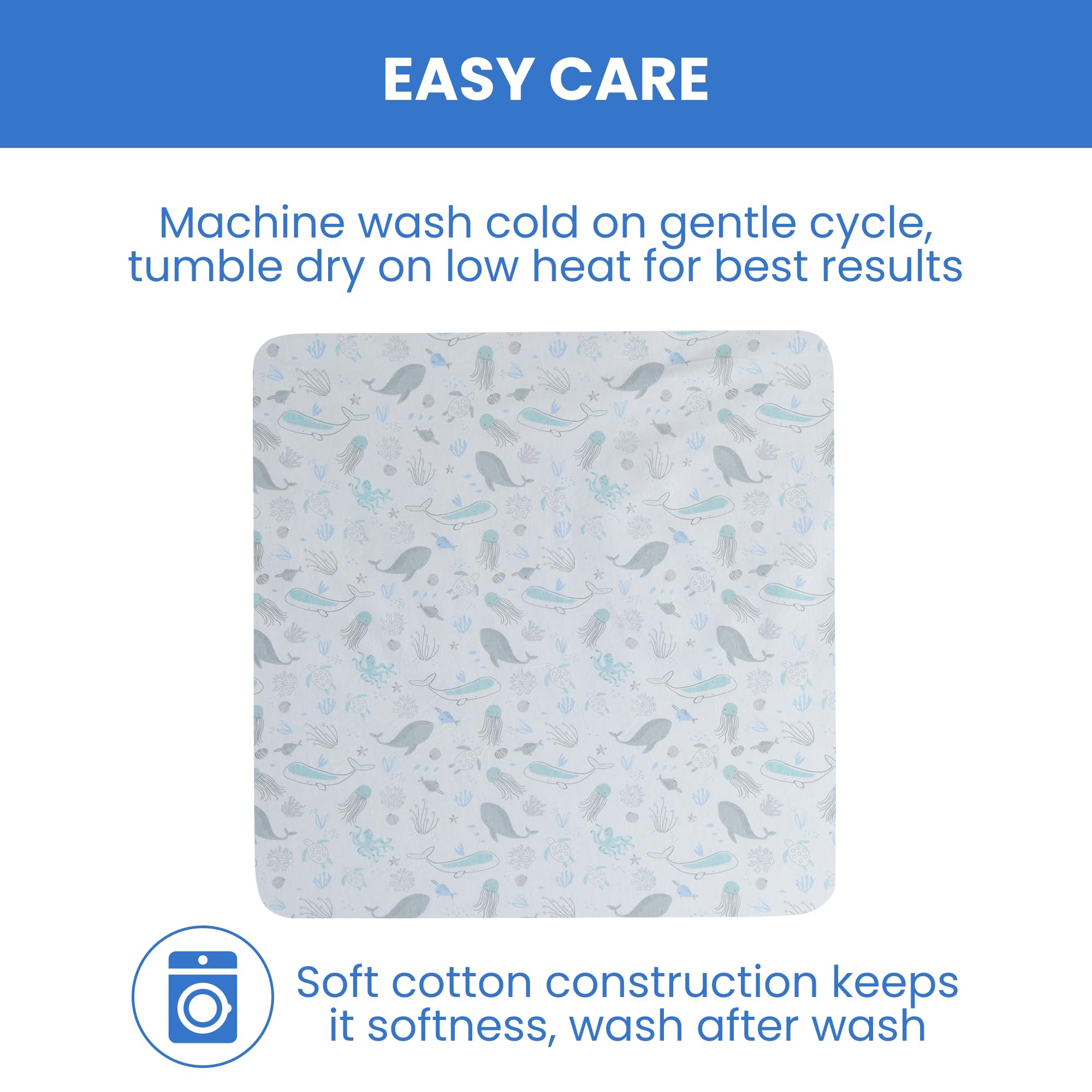Organic Baby Blankets - GOTS Certified (2 Pack) -8