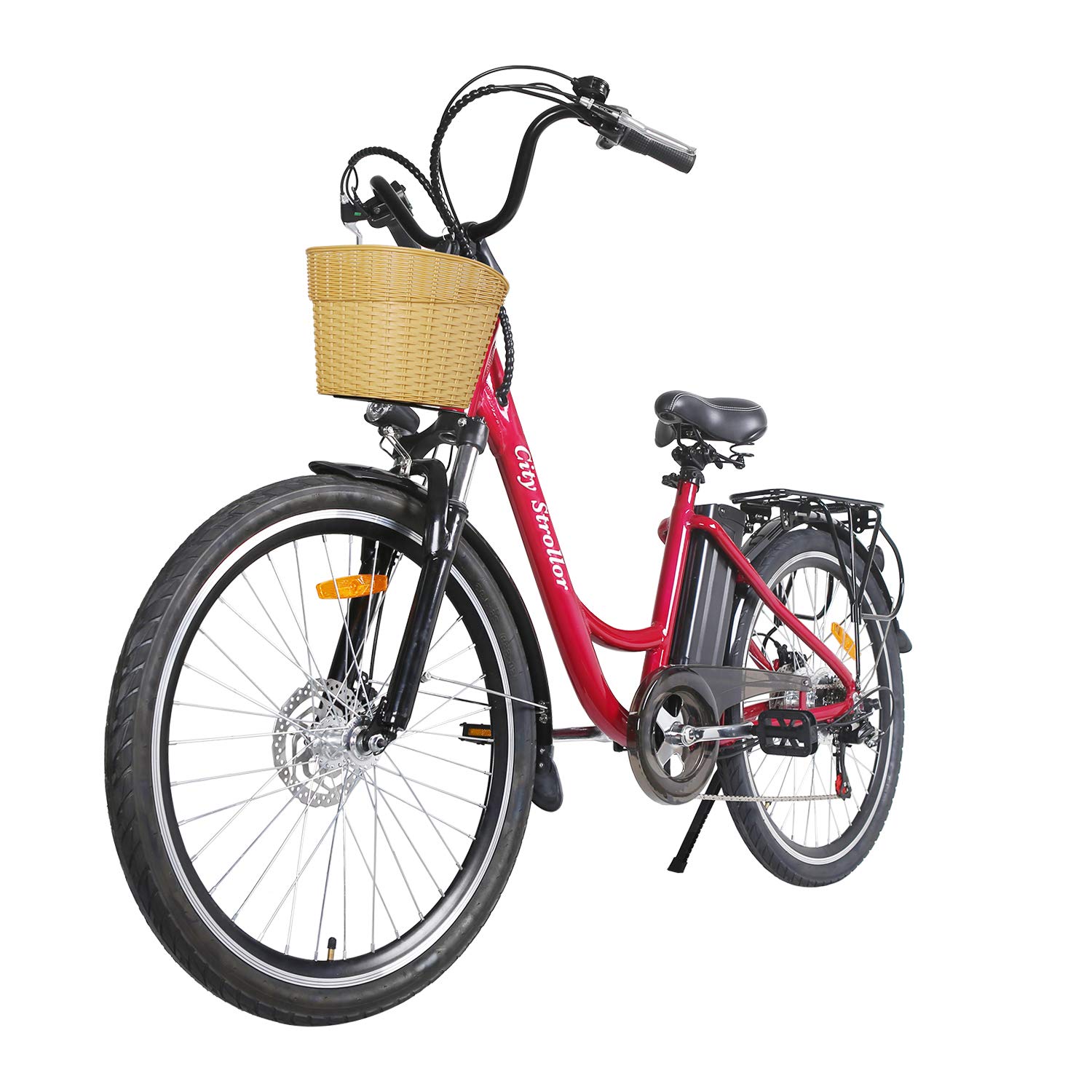 electric bike with basket