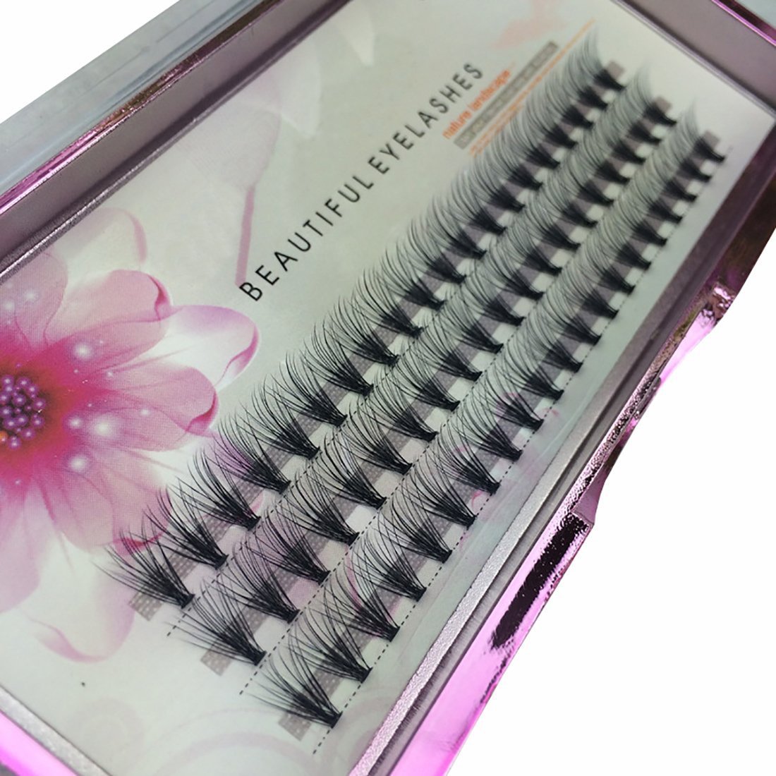 Wholesale 20 Root Grafting false eyelashes False Eyelashes Individual Natural Long Mink Fake Eyelashes Extension Handmade 50pcs-12mm