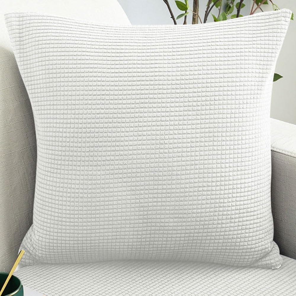 SWJ-swjssb Super King Size Pillow Cases,Pack Of 2 Square Extra Large Cushion Covers Soft Pillow Cover With Invisible Zipper Decorative Pillowcases For Pillows Sofa Couch(Beige,70x70 cm Pack of 2)