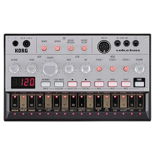 Korg VOLCA-BASS Analog synthesizer Black
