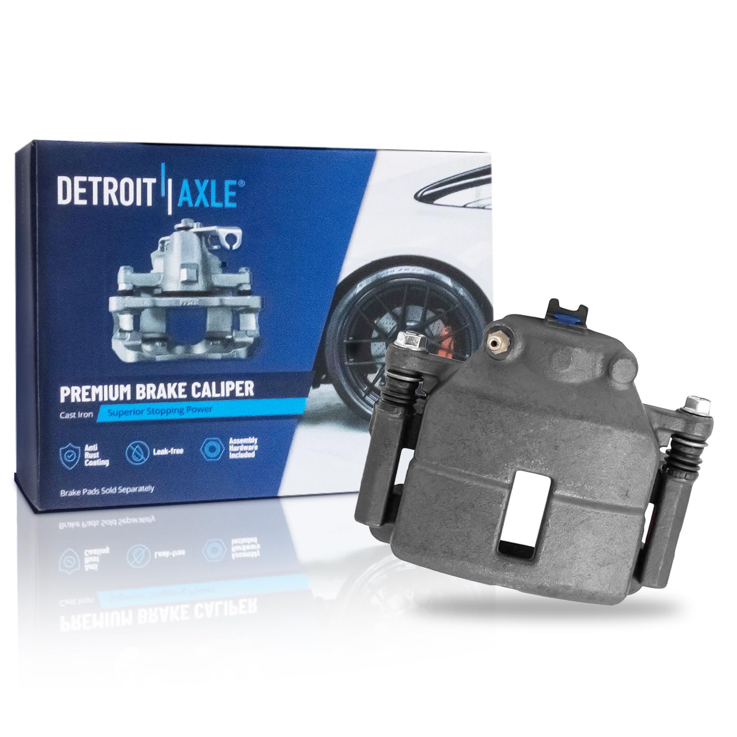 Detroit Axle - Front Right Brake Caliper for Chrysler 2001-2010 PT Cruiser