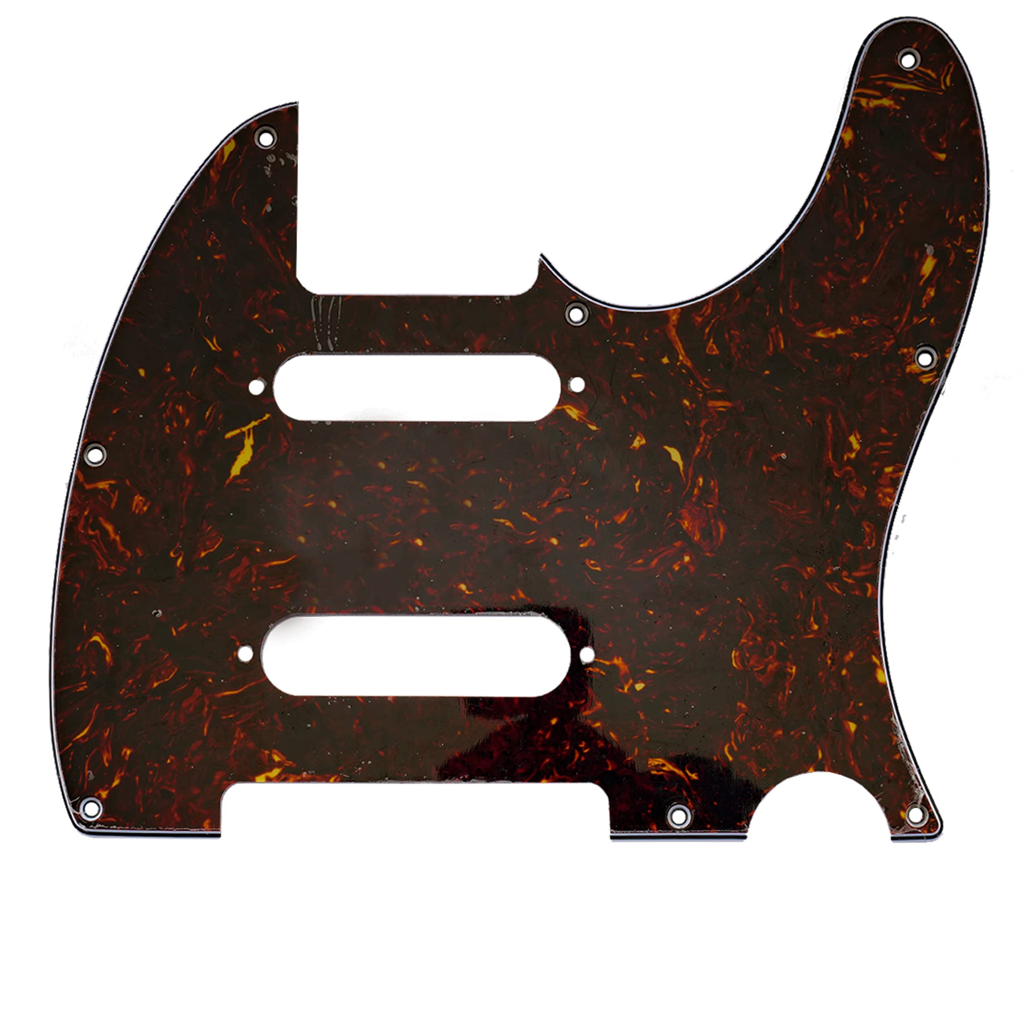 Amazon.com: Musiclily Pro 8 Holes SS Guitar Tele Pickguard for USA