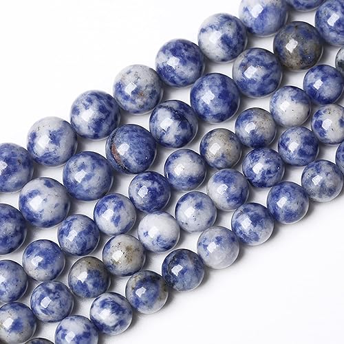 Miniatura 61 de 6mm 66pcs Natural White Porcelain Agates Stone Round Beads for Jewelry Making Spacer Loose Spacers Beads DIY Bracelets 15" Strand