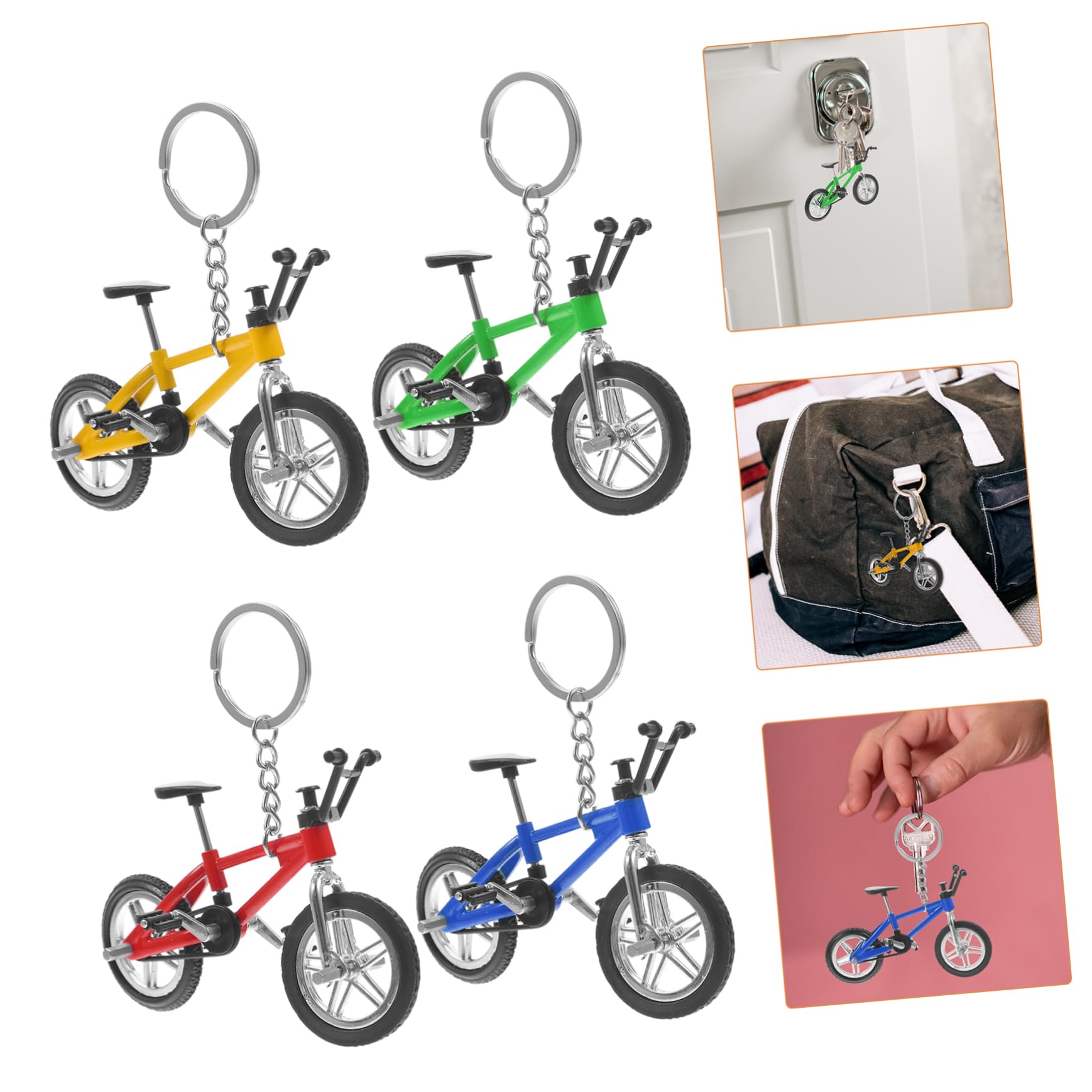 20kawałki Miniaturowych Rowerów Górskich Kluczowe Wisiorki Do Dekoracji Stylowe Akcesoria Dla Miłośników Rowerów i Kolekcjonerów Wysoka Symulacja Biurko Lub Półkę