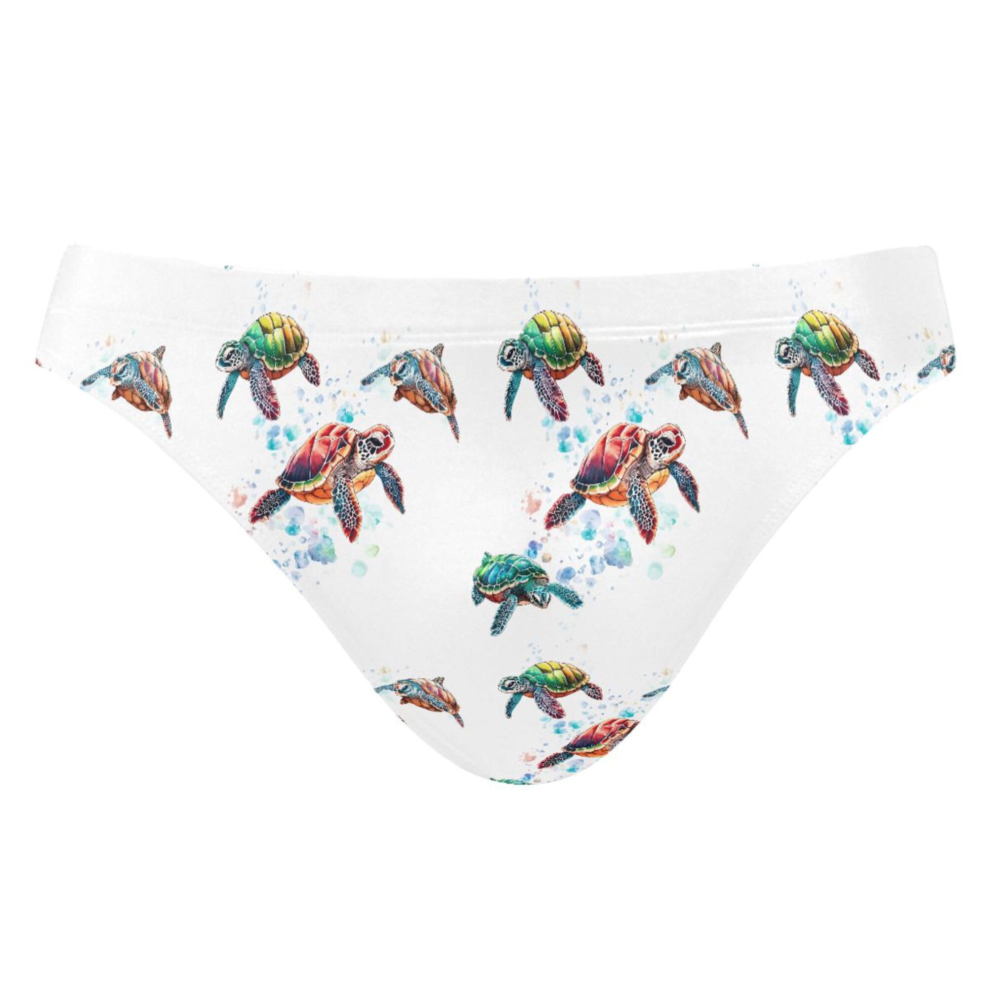 Sea Turtle Animal Swim Briefs for Men Swimsuit Bikini Swimwear XXXL B0403831