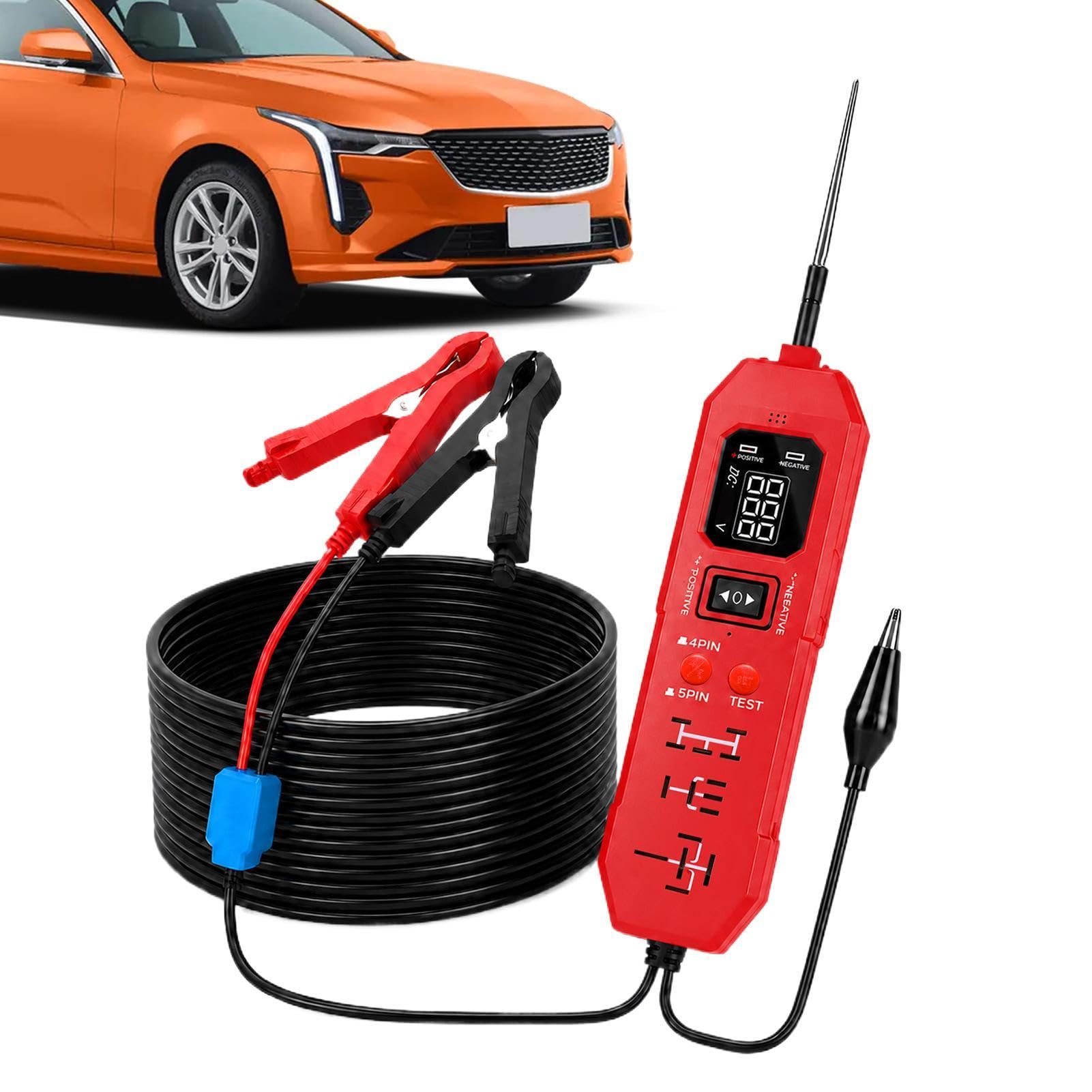 Probador De Relés Para Coches Equipo de Diagnóstico Preciso 12V y 24V