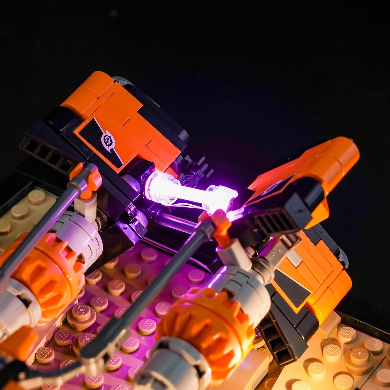 Upgraded Led Light Kit for Lego Mos ESPA Podrace Diorama Building Set, Compatible with Lego 75380 (Model Not Included)