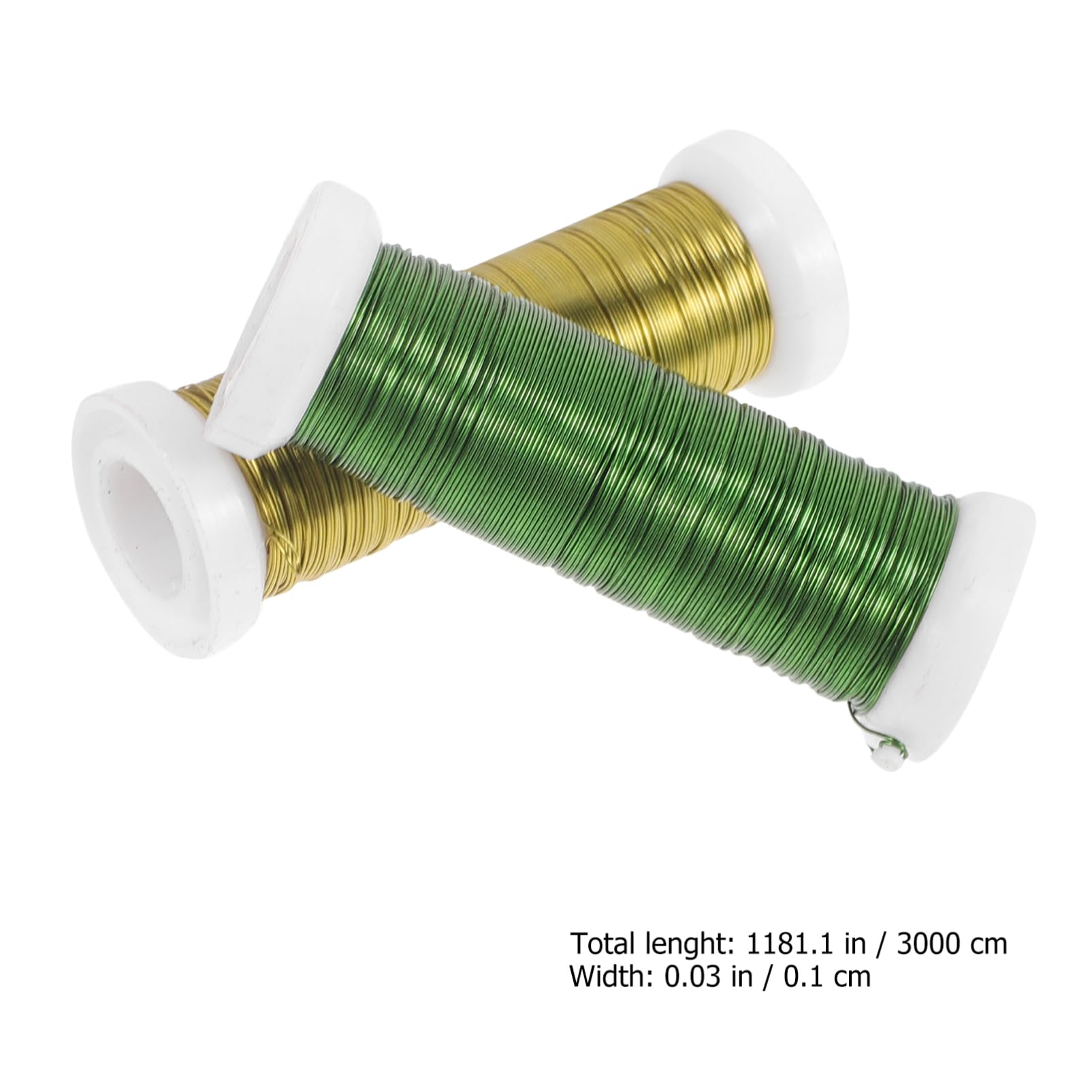 ERINGOGO Flexible Metal Flower Stems DIY Floral Wires Florist Wire for Floral Arrangements