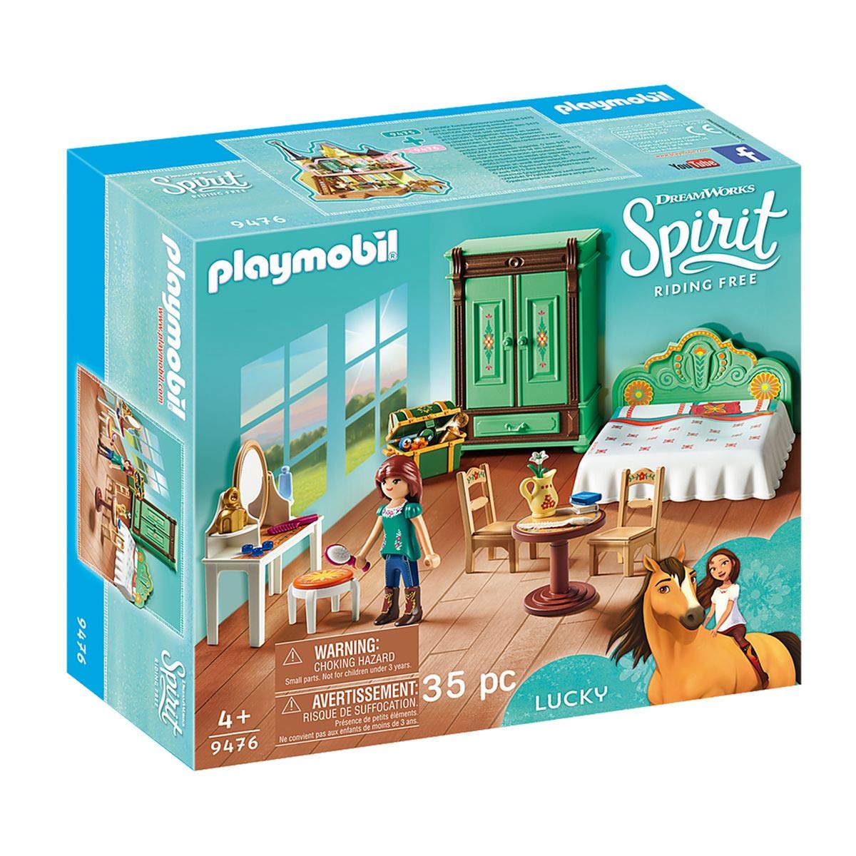 PLAYMOBIL Spirit 9476 Sypialnia Lucky, od 4 lat