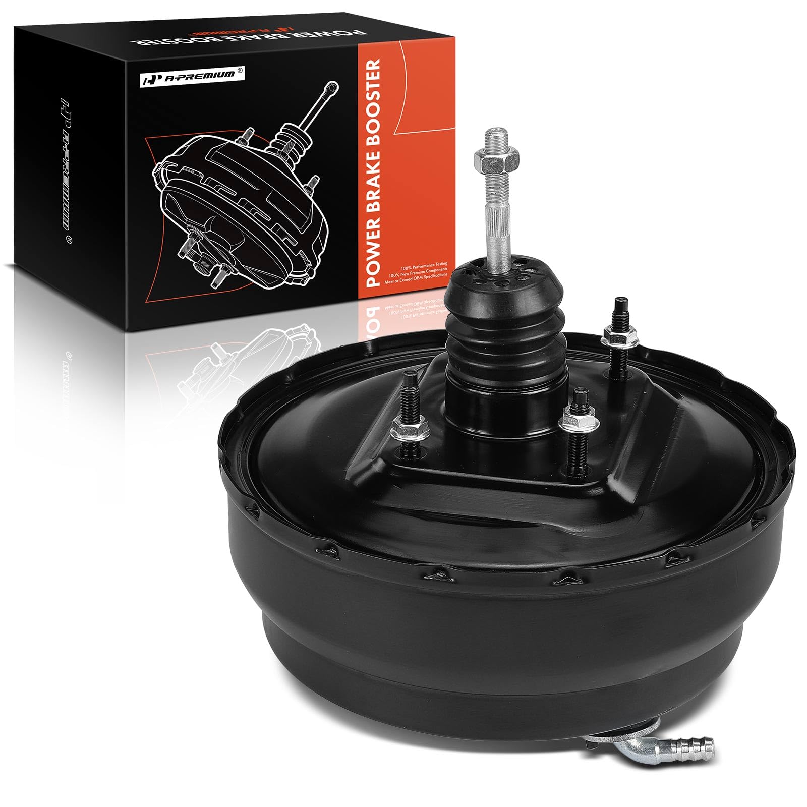A-Premium Vacuum Power Brake Booster Compatible with Toyota Tacoma 1995-2001, T100 1994-1998, 2.4L 2.7L 3.4L, Without Master Cylinder