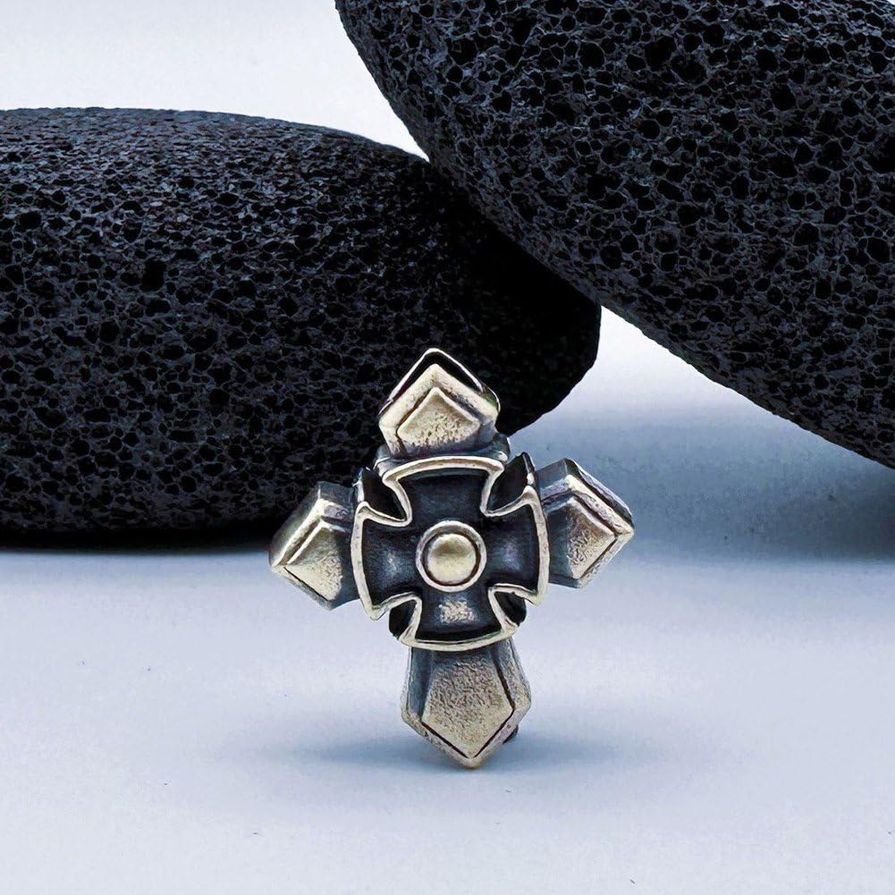 Smycz Paracord Nóż Wisiorek Krucyfiks Mosiądz Krucyfiks Wisiorek Krzyż Paracord Nóż Brelok Parasol Lina Zawieszki DIY Paracord Charms