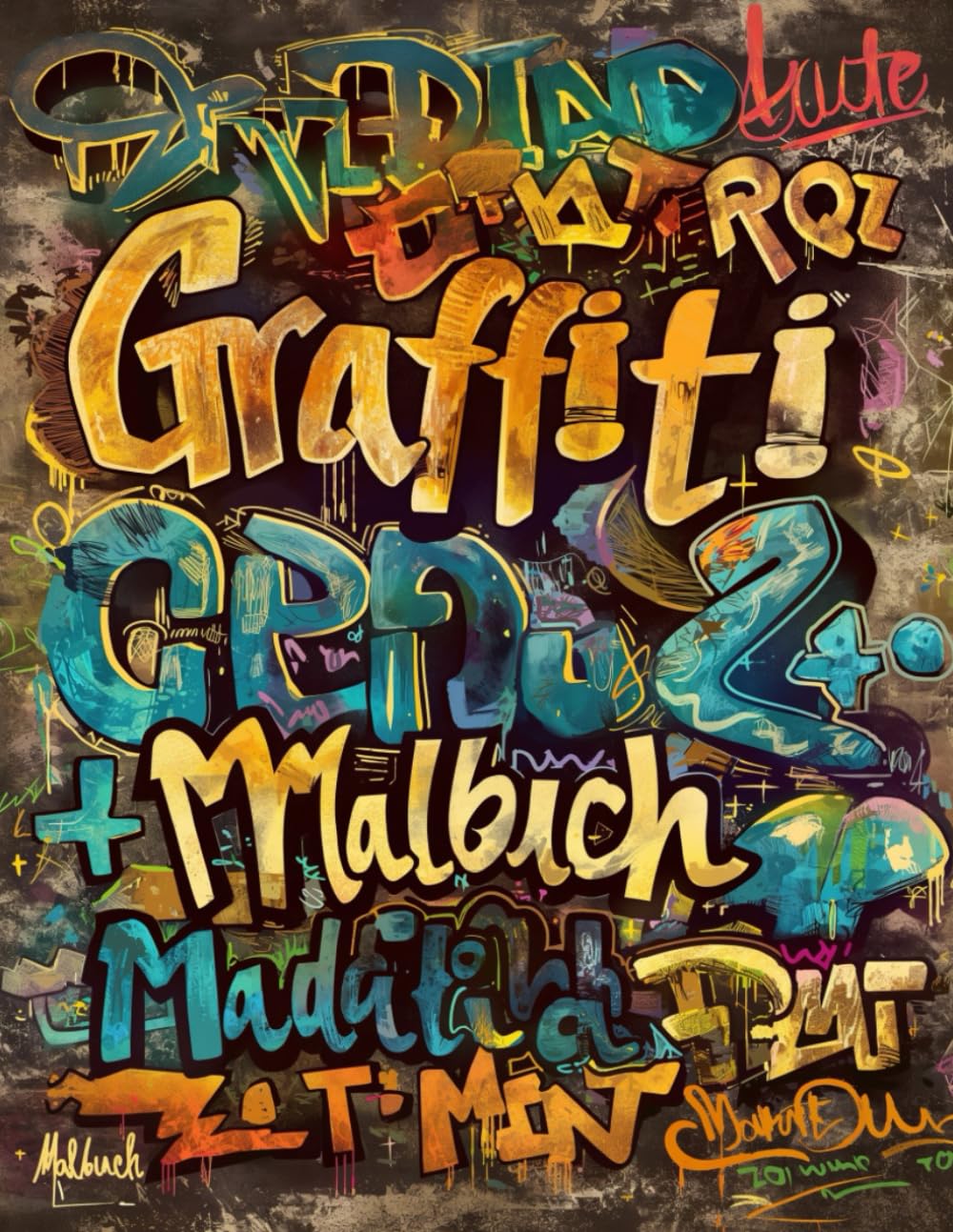 Livre de coloriage graffiti, une idée cadeau street art originale
