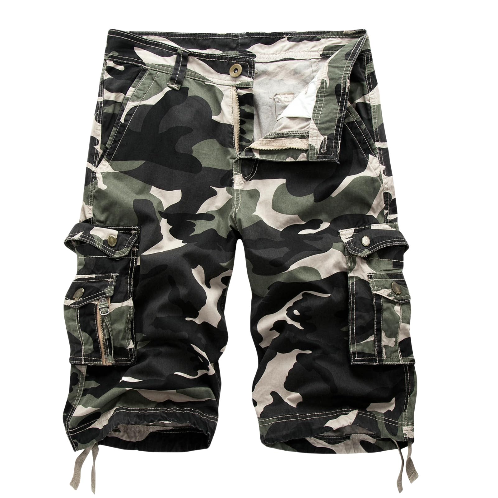 Short de plage décontracté multicolore idéal pour le surf et les vacances - 8